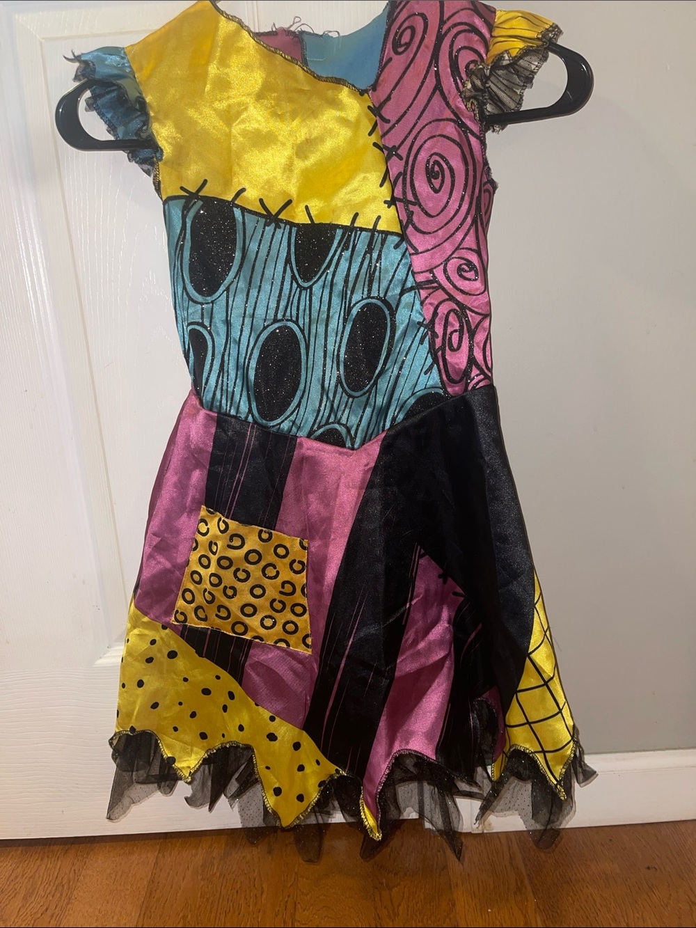 Girls Sally Halloween Nightmare Before Christmas Dress